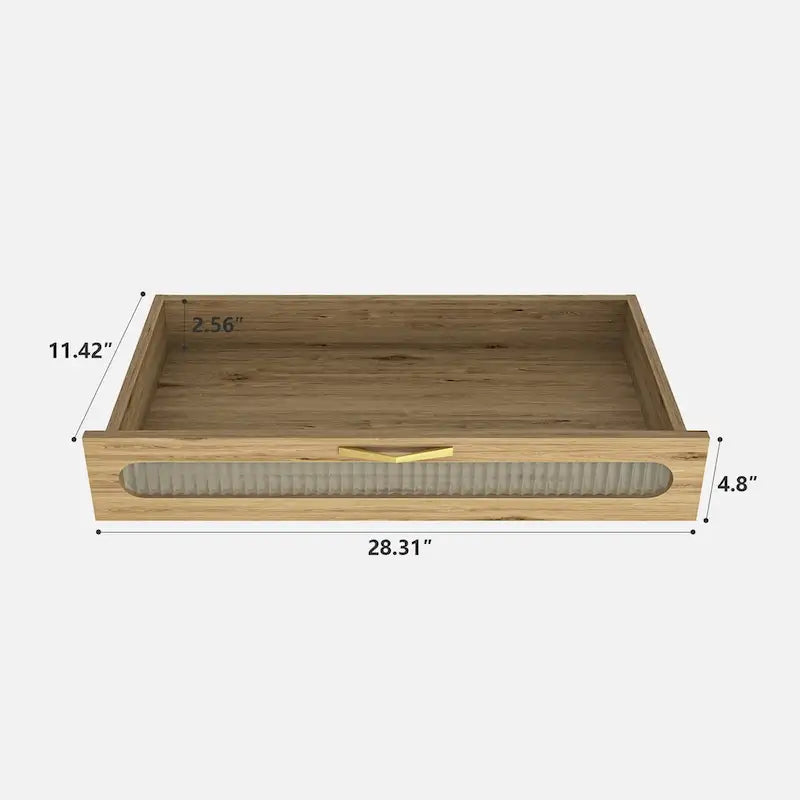 Meuble bas moderne avec tiroir et étagère réglable, buffet de rangement style porte de grange pour cuisine, salle à manger, salle de bain, entrée