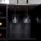 Meuble bar Vietti avec rangement pour bouteilles et verres