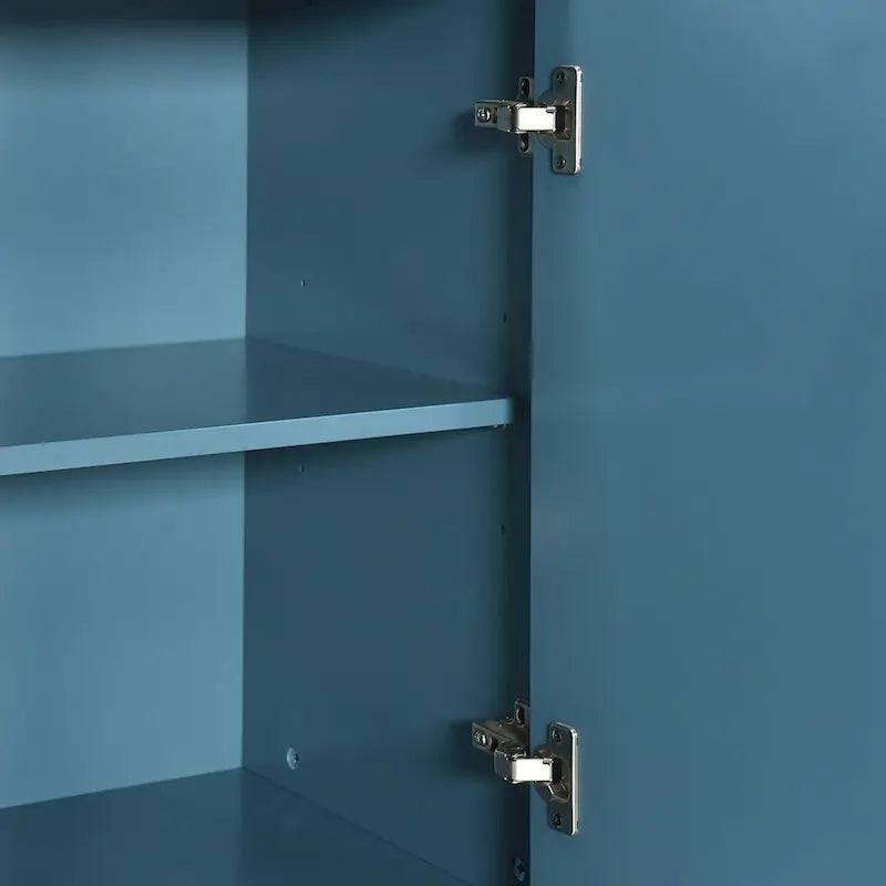 Bahut moderne à 4 portes avec portes à motifs convexes