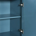 Bahut moderne à 4 portes avec portes à motifs convexes